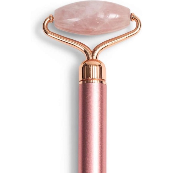 NIB Zoë Ayla Rose Quartz Vibrating Facial Roller - Picture 5 of 15